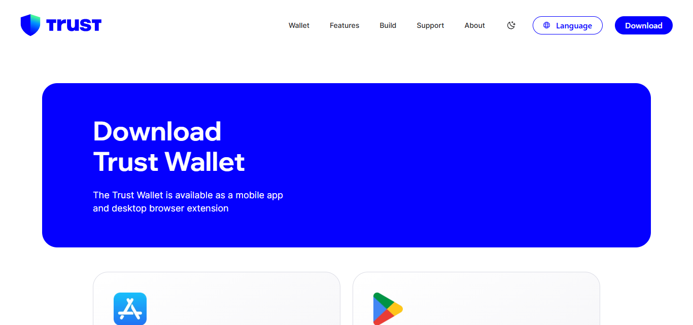 Download and Create an Account on Trust Wallet