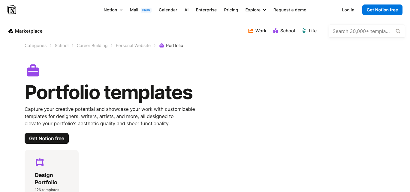 Notion Portfolio