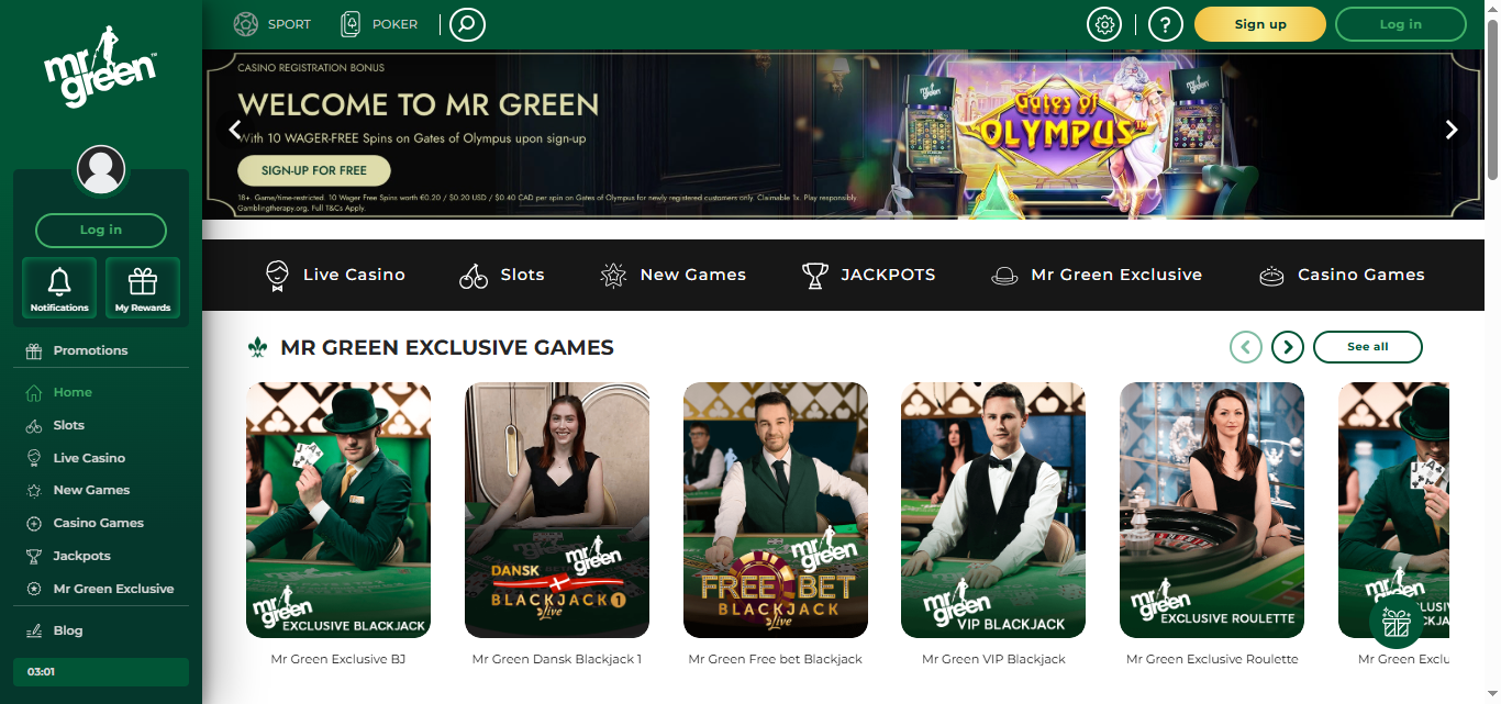 Mr Green Casino