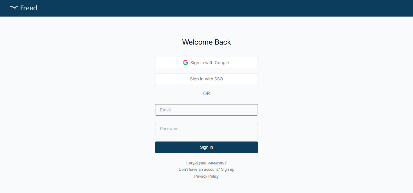 Visit the Freed AI Website