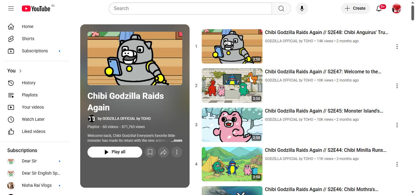 Chibi Godzilla Raids Again