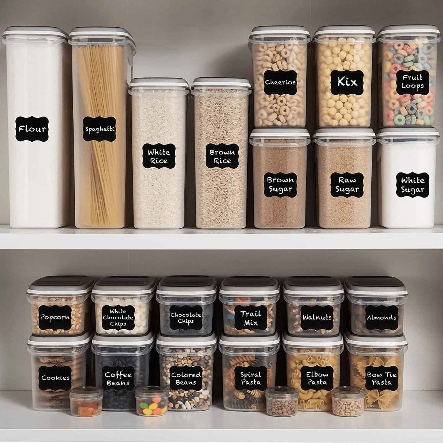 Label Storage Containers