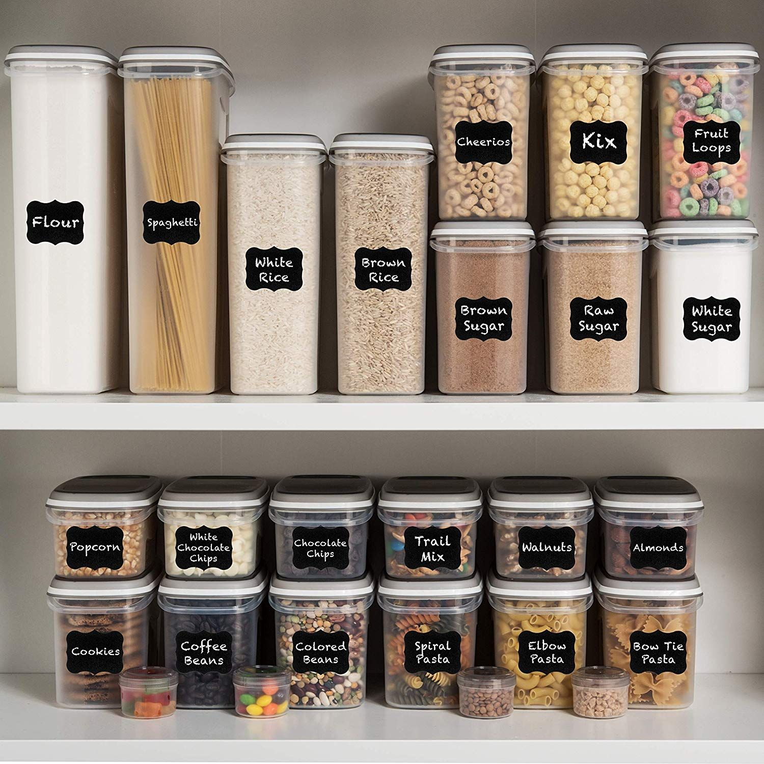 Label Storage Containers
