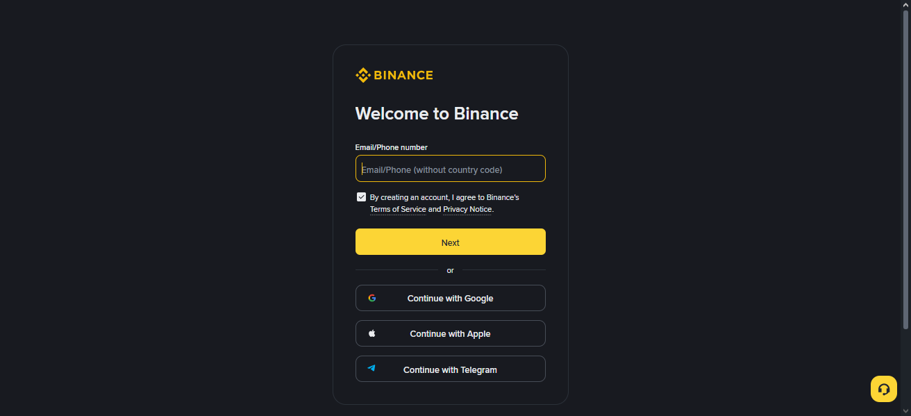 Step 1: Sign-Up and Verify Your Account at Binance