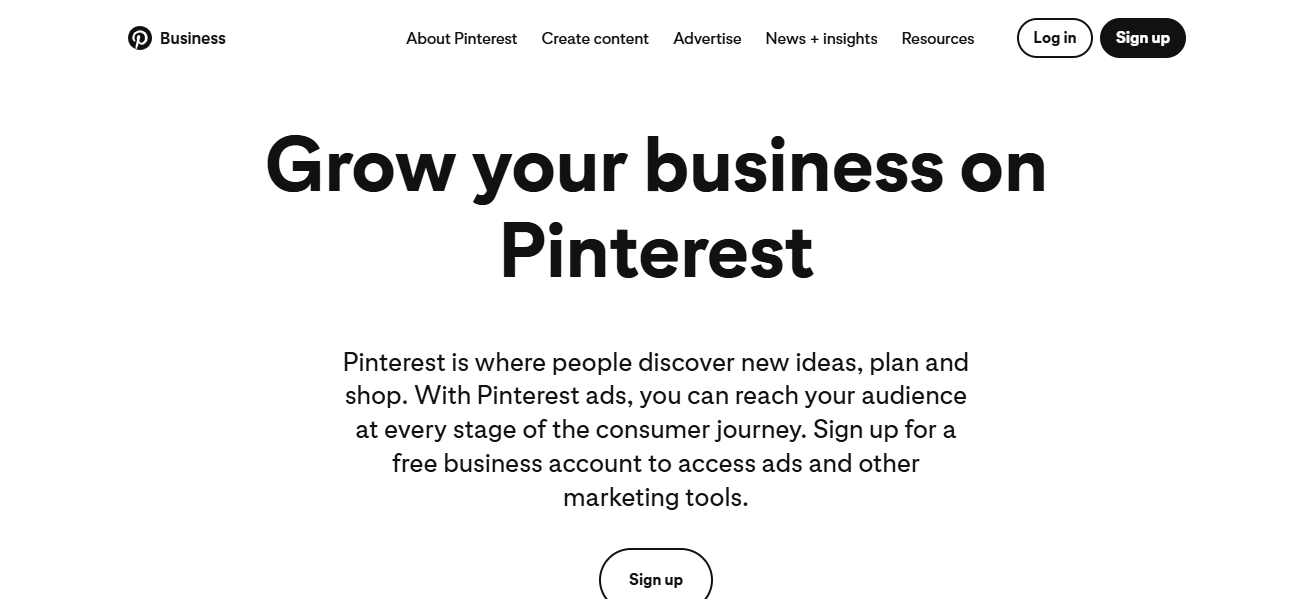 2. Create a Pinterest Business Account