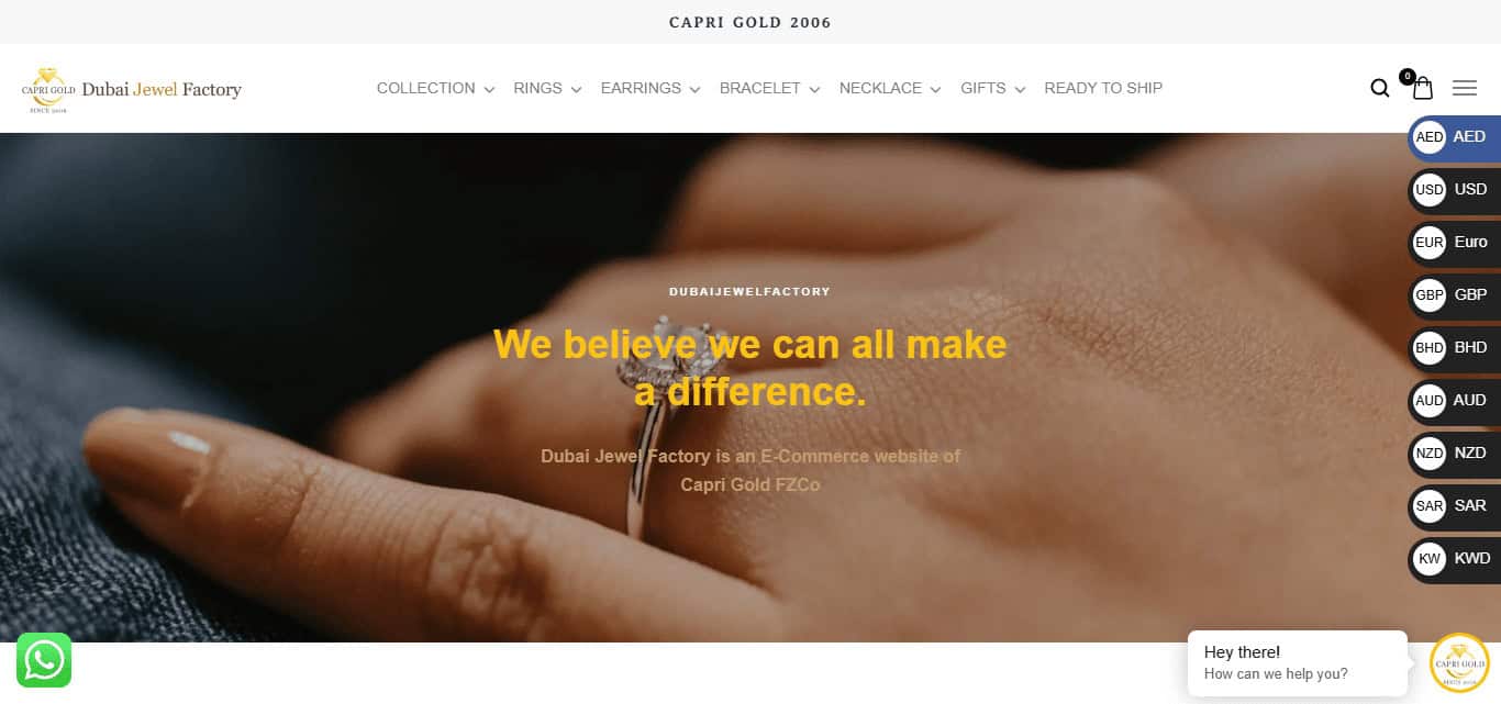 Dubai Jewel Factory - Capri Gold