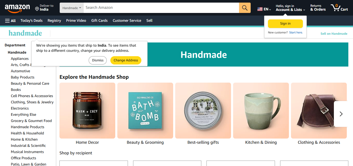 Amazon Handmade
