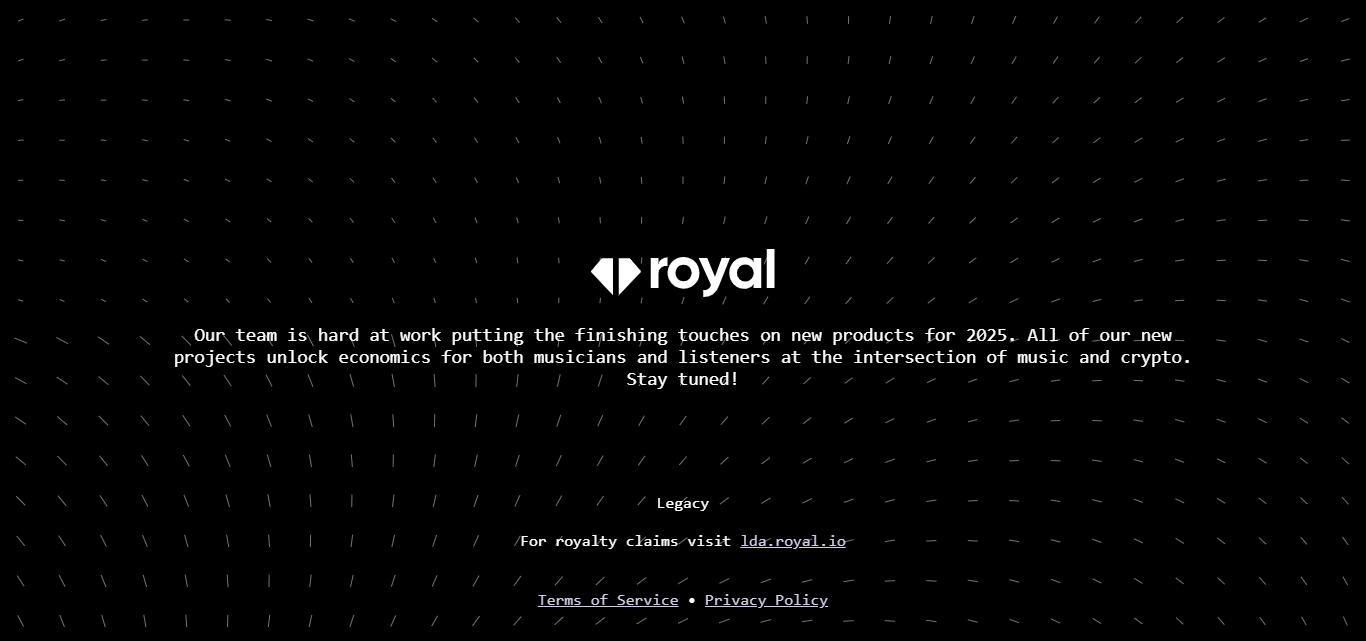 Step 3: Visiting Royal.io