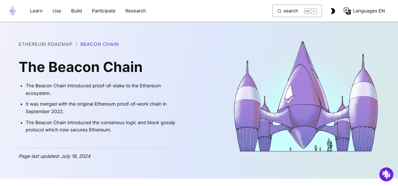 Ethereum 2.0 (Beacon Chain)