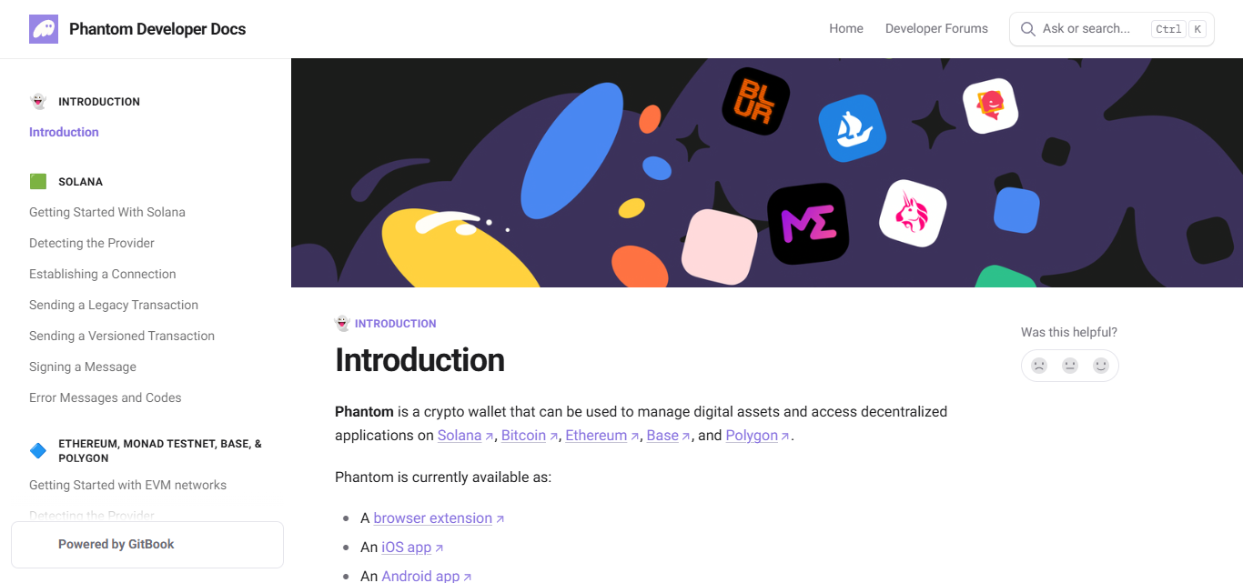 Phantom Wallet API