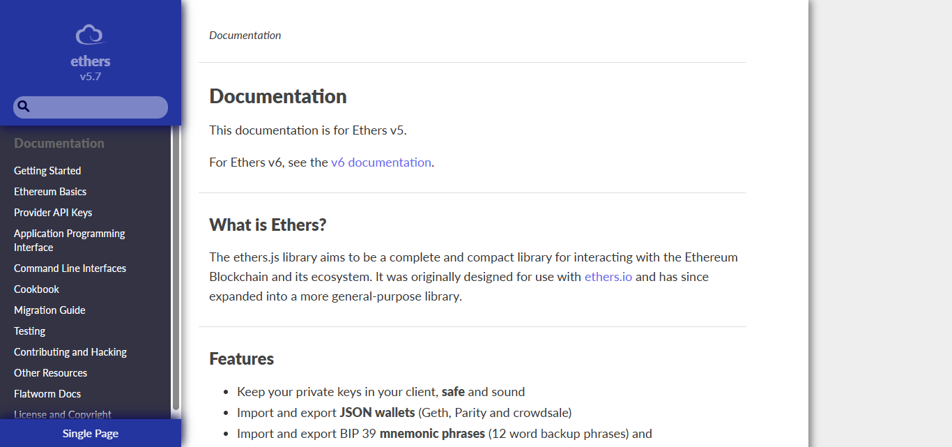 Ethers.js API