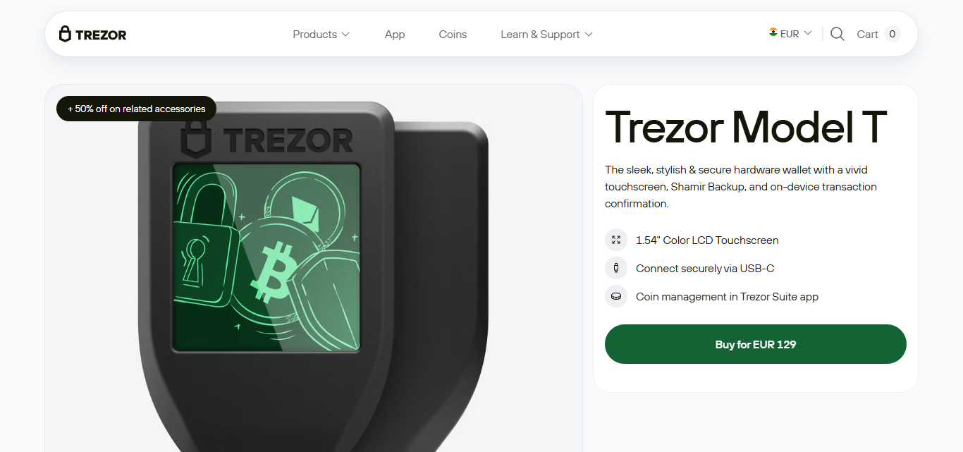 Trezor Model T
