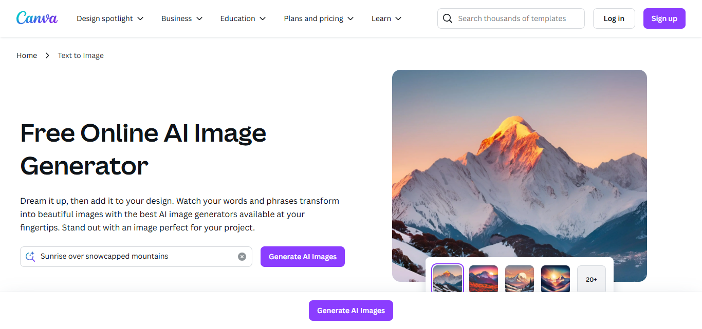 Canva Text to Image