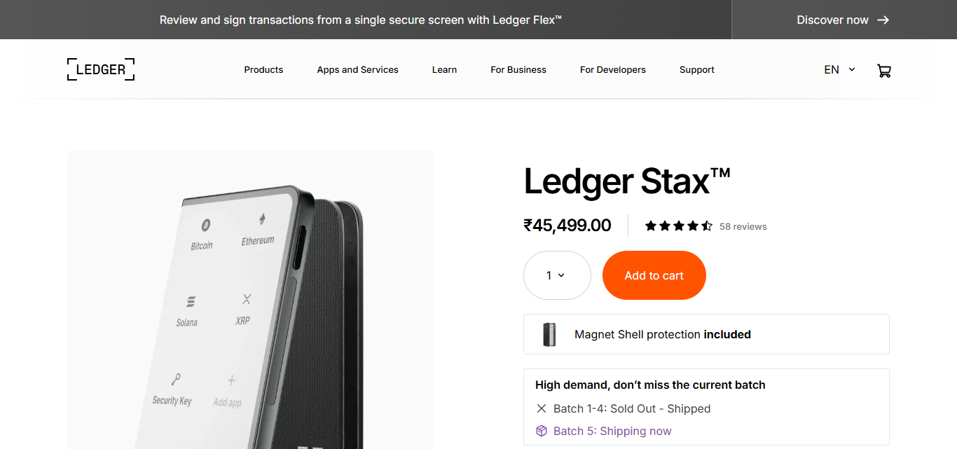 Ledger Stax