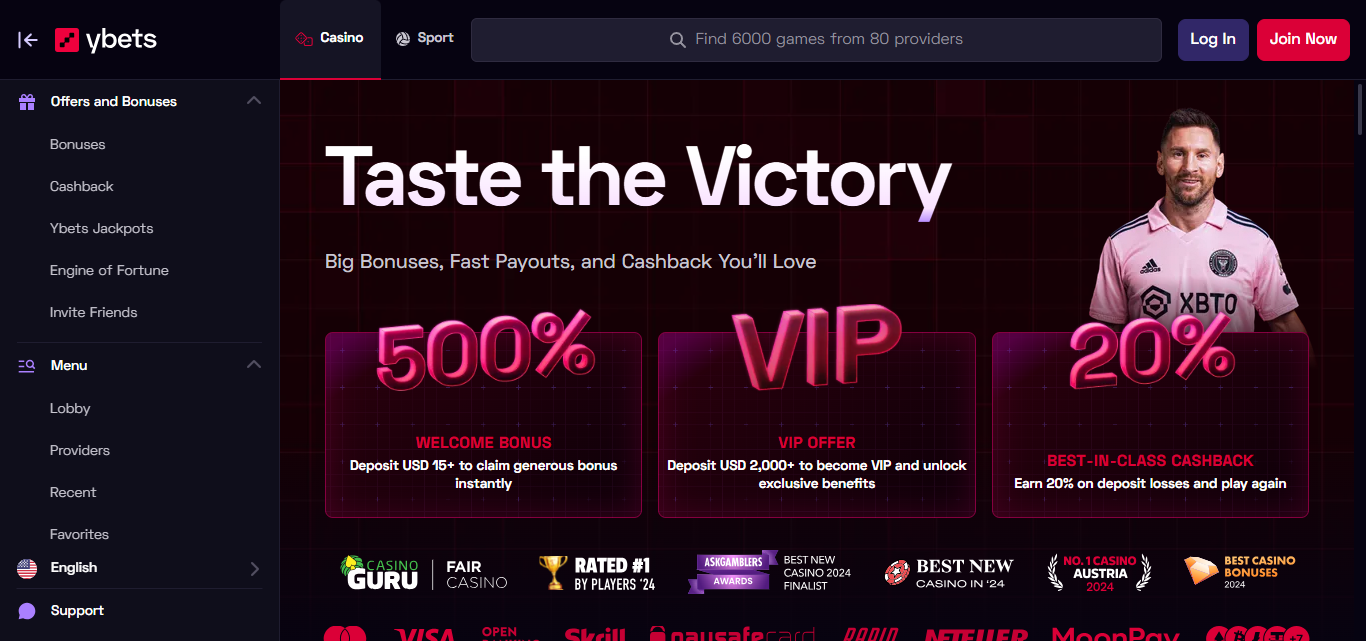 Ybets Casino