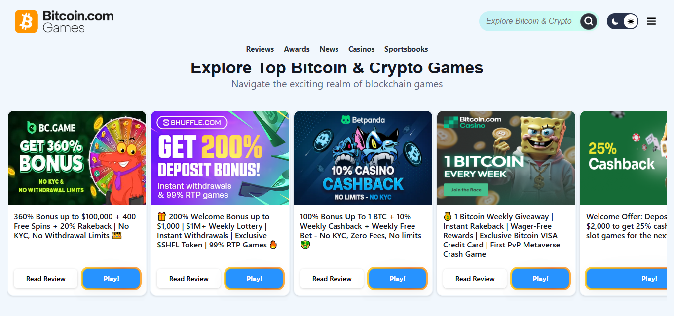 Bitcoin Games