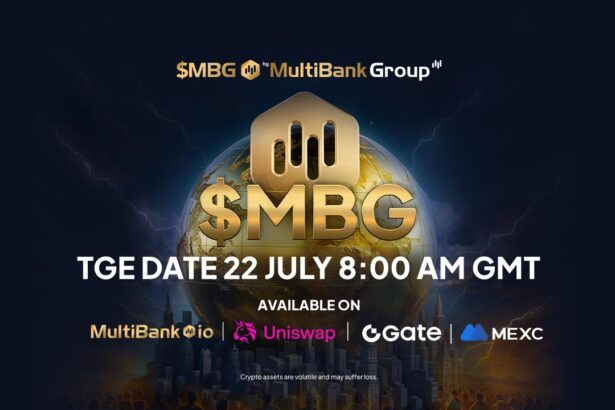 MultiBank Group's $MBG Token TGE Is Live on MexC, Gate.io, Uniswap and Multibank.io.