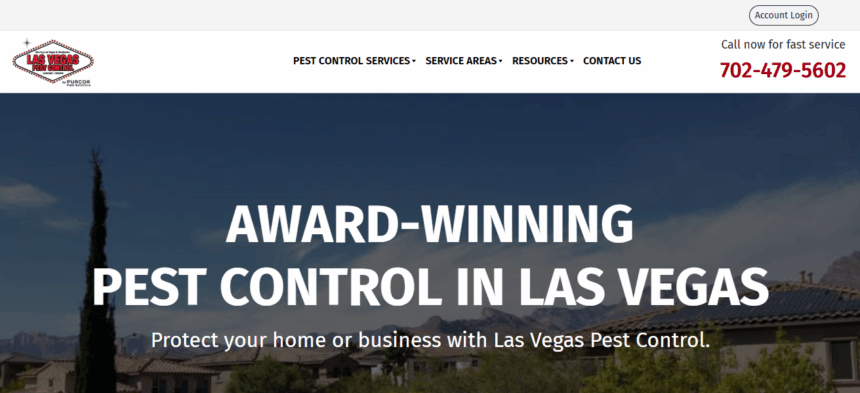 9 Best Las Vegas Pest Control Dispatch | Fast & Reliable Service