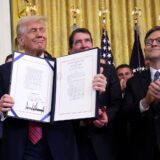 Trump signs the GENIUS Act into law, creating the first U.S. stablecoin regulation and signaling a major shift in national crypto policy and oversight.
