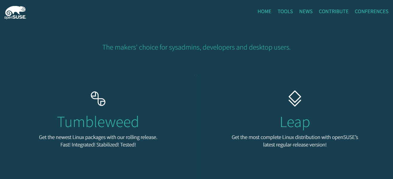 OpenSUSE (Tumbleweed and Leap)