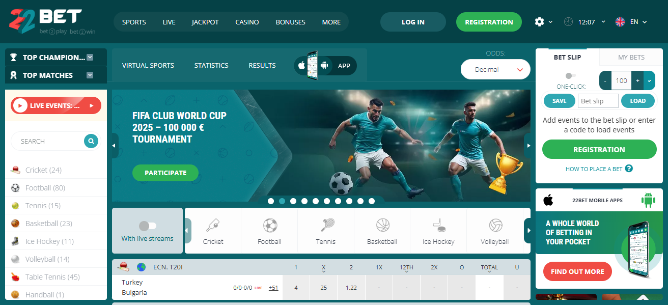 22BET