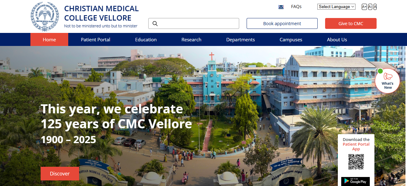 Christian Medical College (CMC), Vellore