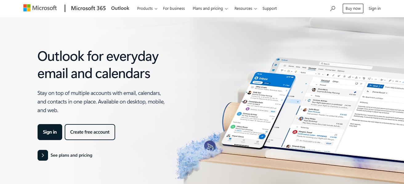 Log in to your Outlook.com or Office 365 account.