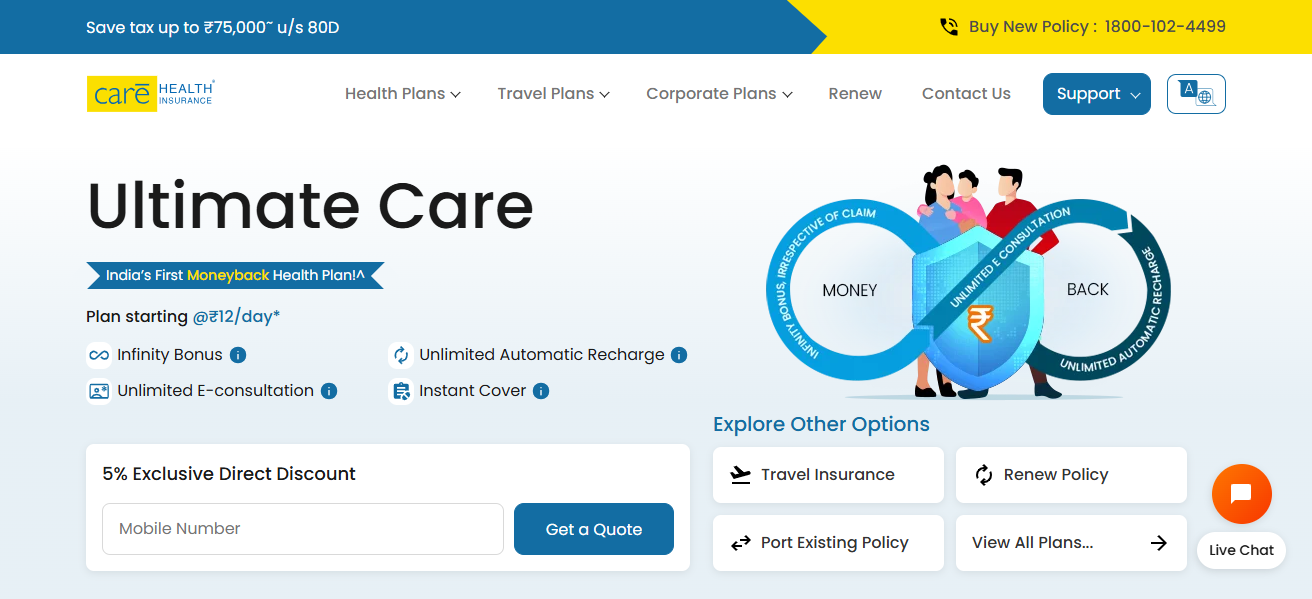 Care Health Insurance Care Supreme