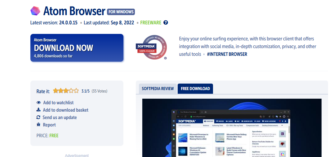 Atomic Browser