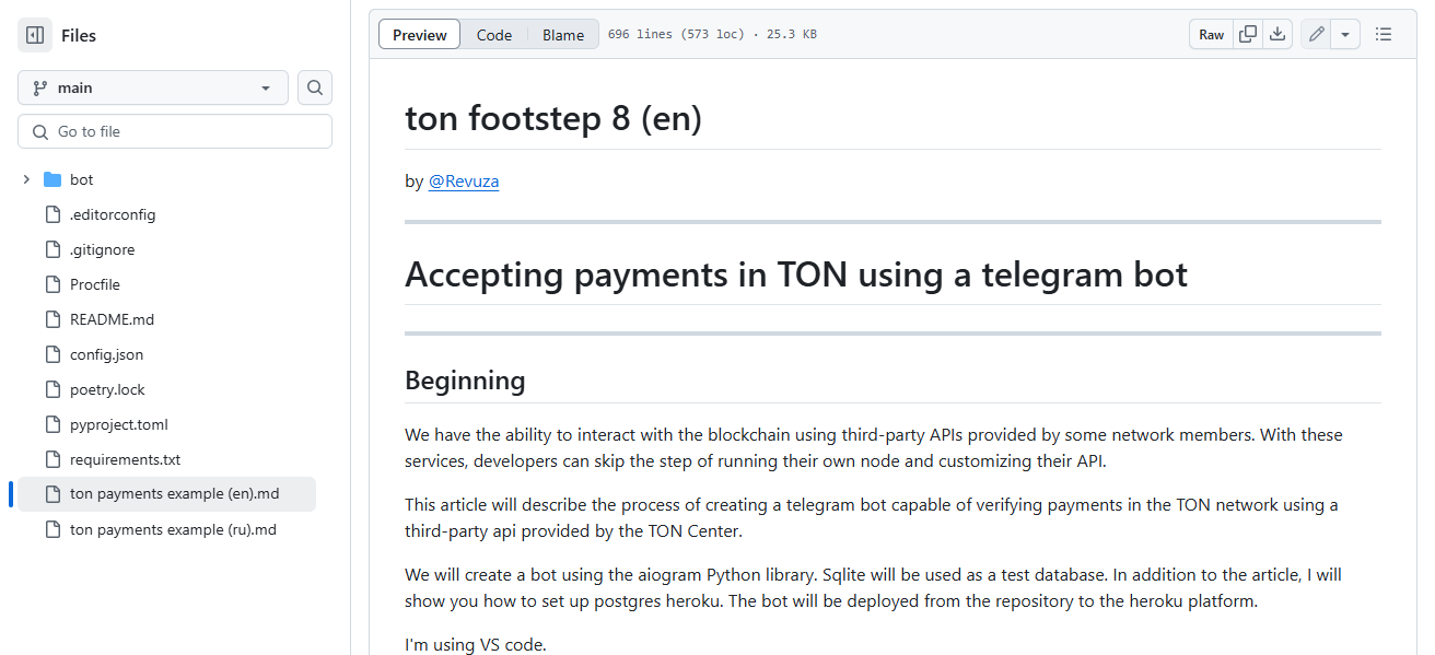 Third-party TON Vendors (via Bots)
