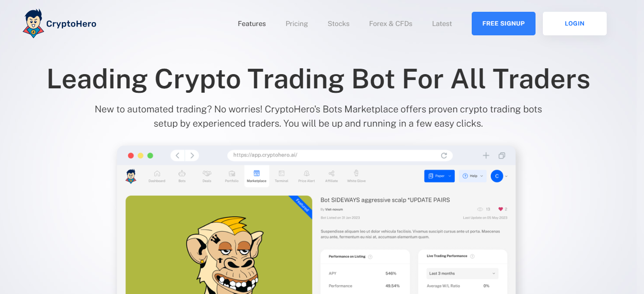 CryptoHero Bot