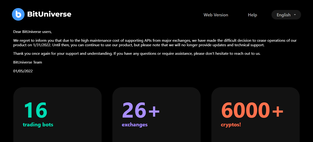 BitUniverse Bot