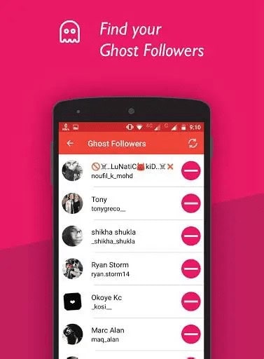 Ghost Unfollowers