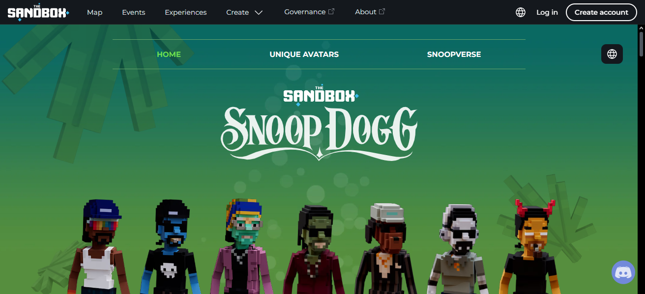 The Sandbox x Snoopverse Drop