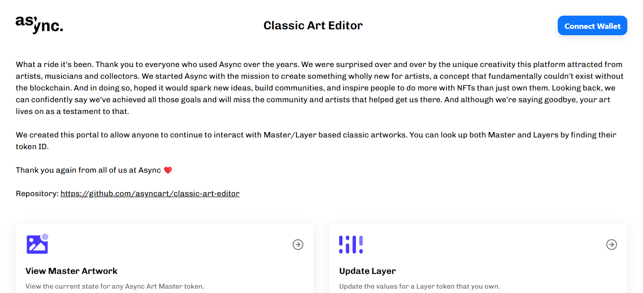 Async Art Blueprints