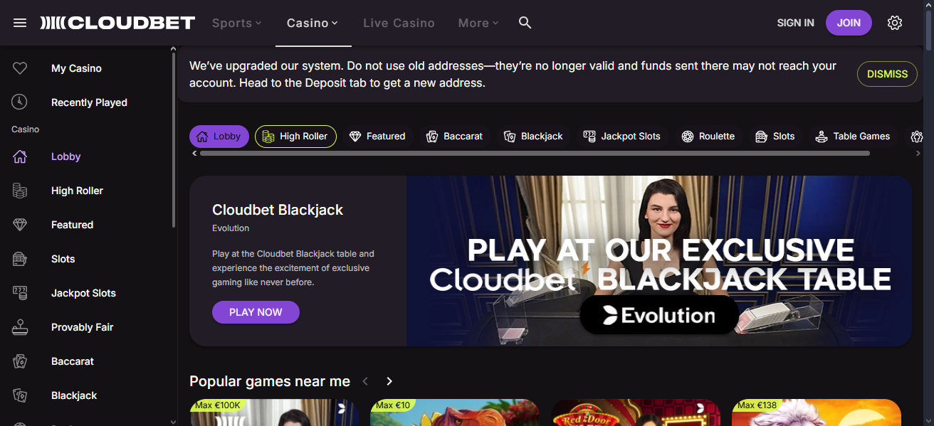 Cloudbet Casino