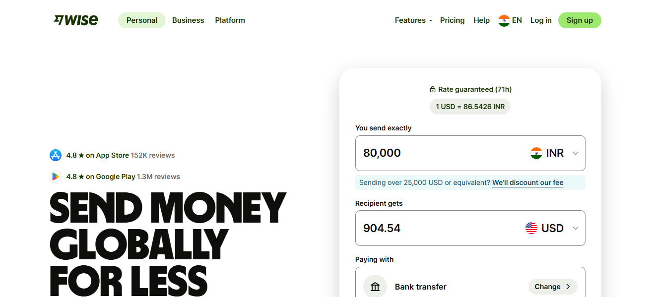 Wise (formerly TransferWise)