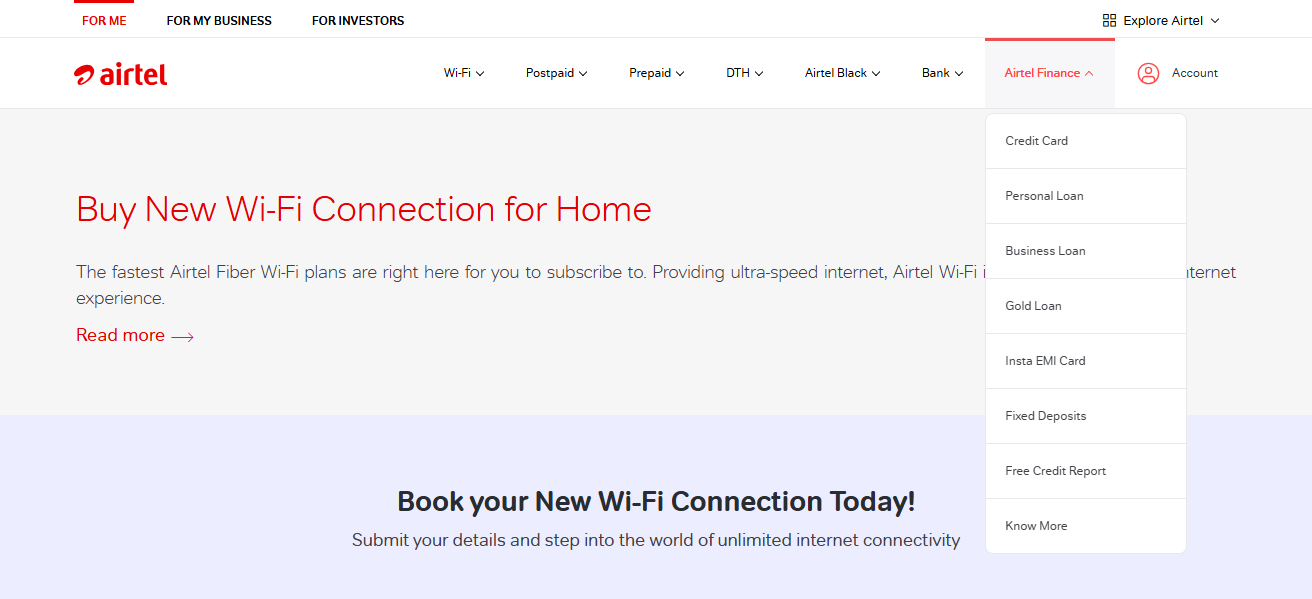 Airtel Xstream Fiber
