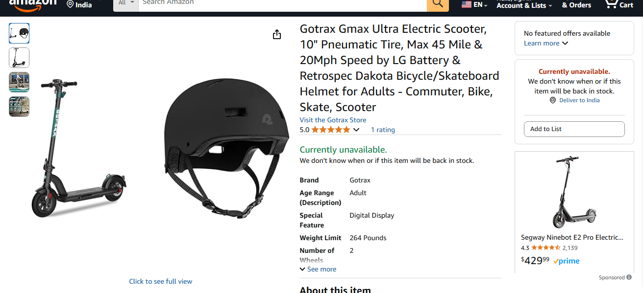 GoTrax GMAX Ultra