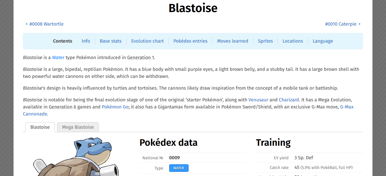 Blastoise