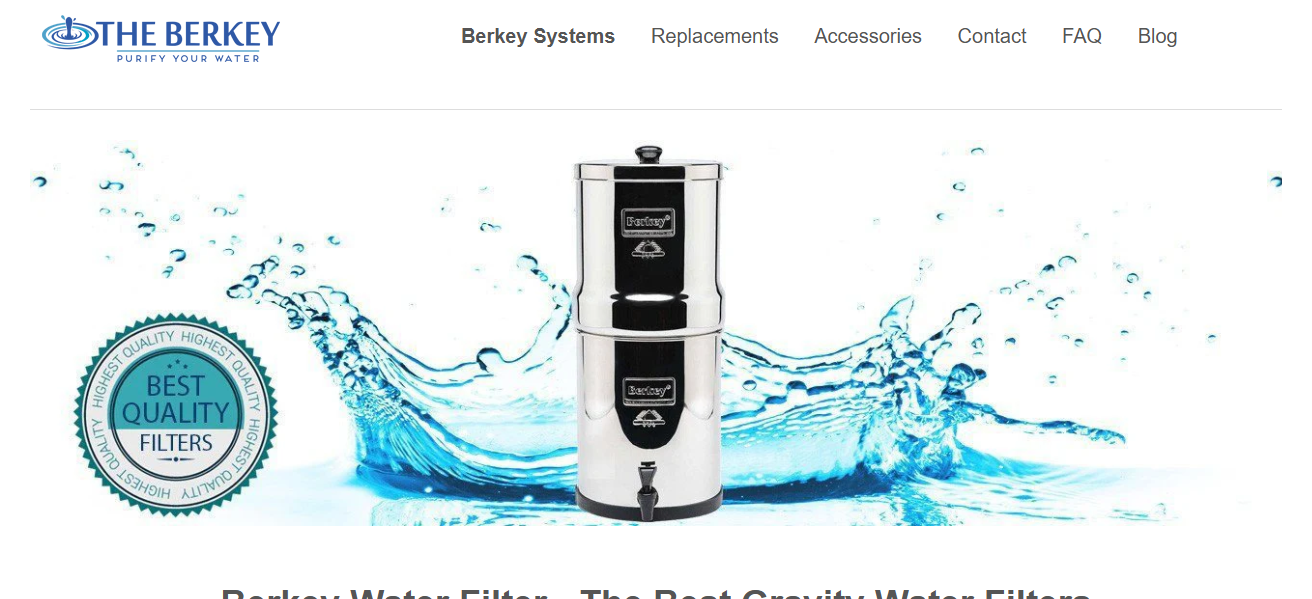 Berkey Gravity Water Filter