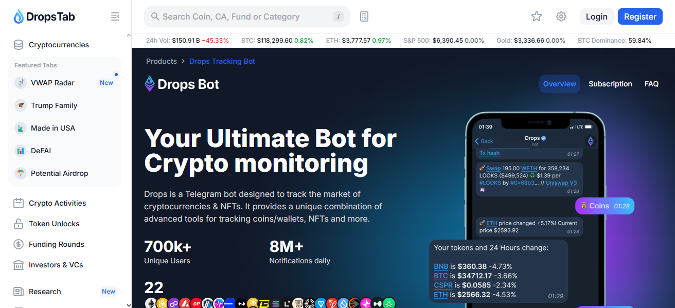 DropScanner Bot