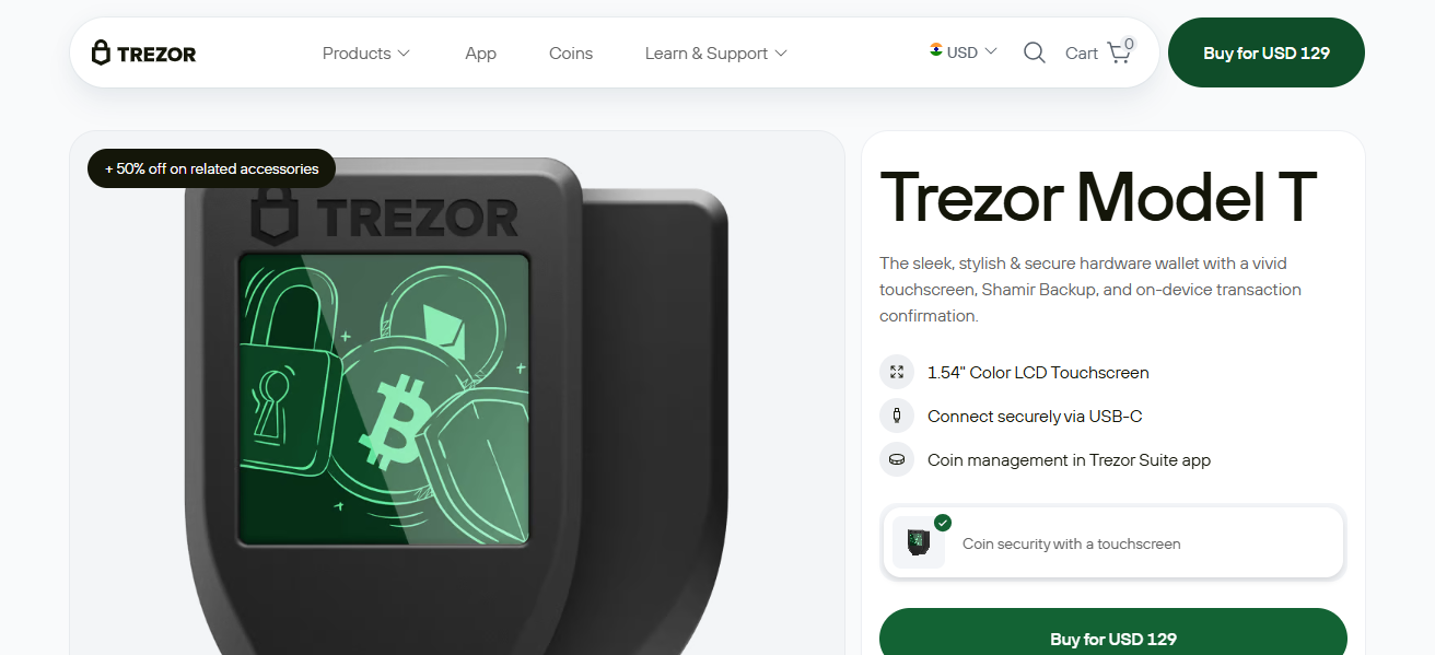 Trezor Model T