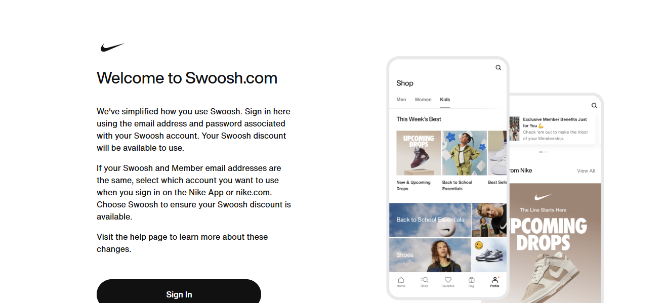 Nike .SWOOSH