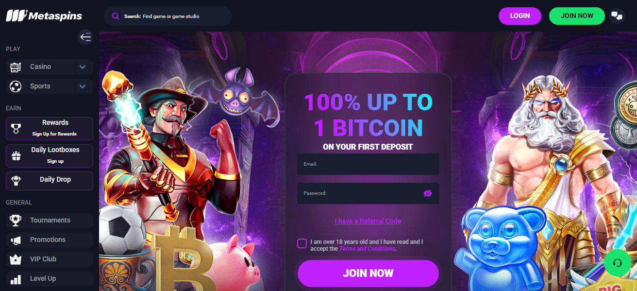 Metaspins Casino