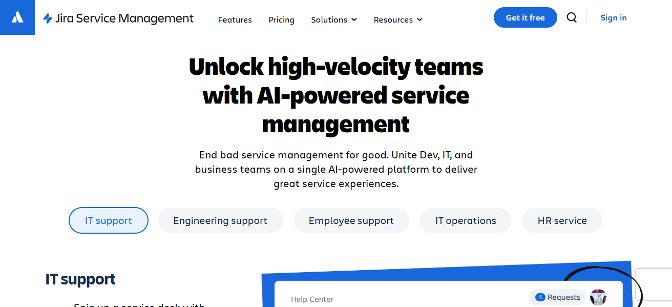 Jira Service Management