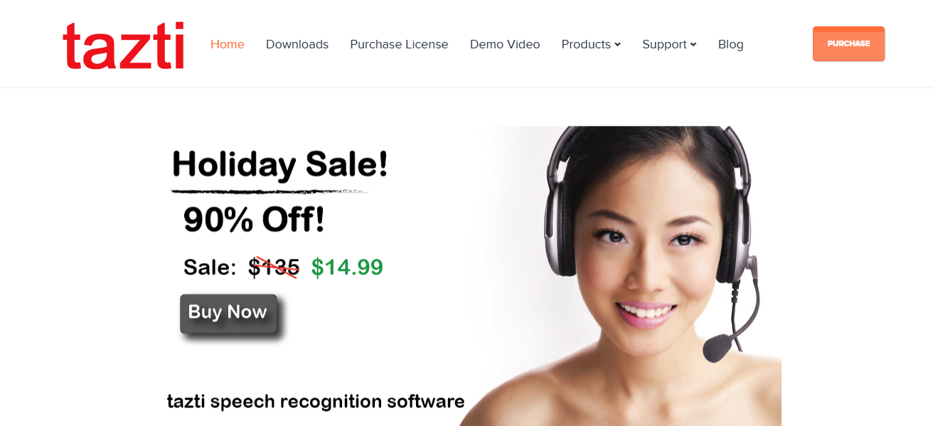 Tazti Speech Recognition Software