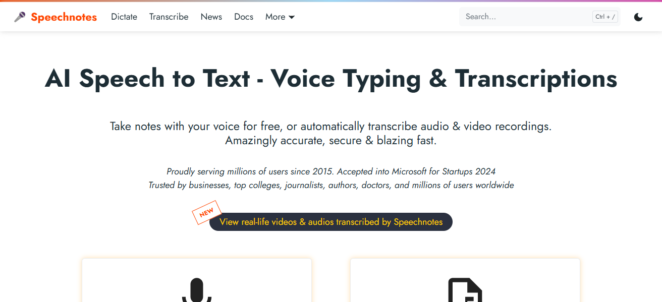 Speechnotes