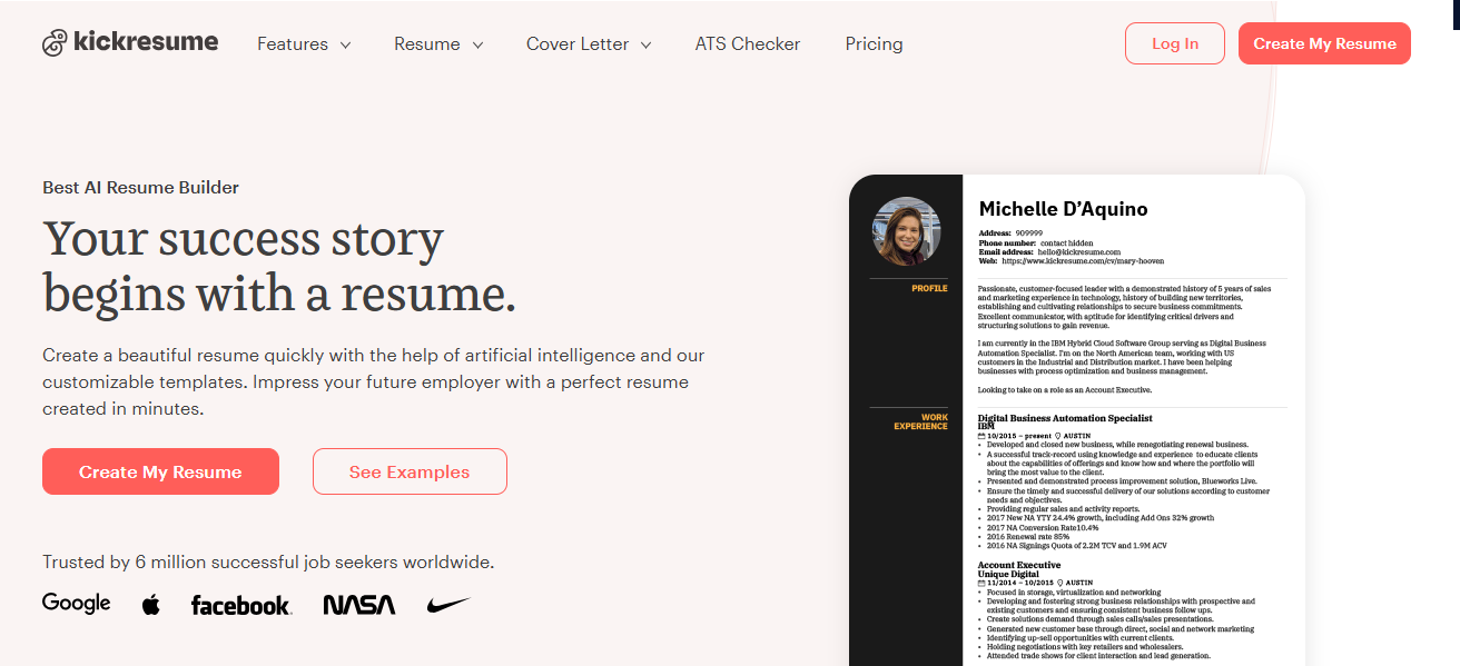 Kickresume