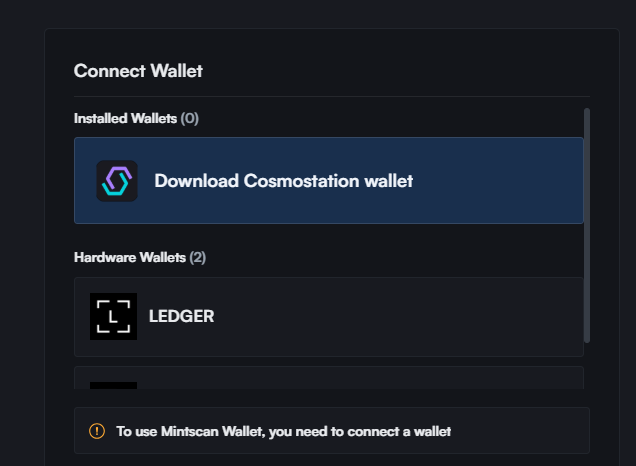 Cosmostation Wallet